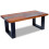 VidaXL vidaXL Coffee Table End Teak Resin 100x50cm Living Room Furniture Home Decor 3