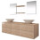 VidaXL vidaXL 7-tlg. Badmöbel und Waschbecken Set Beige 2