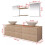 VidaXL vidaXL 7-tlg. Badmöbel und Waschbecken Set Beige 10