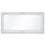 VidaXL vidaXL Wall Mirror Baroque Style 100x50cm White Hanging Makeup Vanity Decor 5