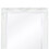 VidaXL vidaXL Wall Mirror Baroque Style 100x50cm White Hanging Makeup Vanity Decor 7