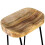 VidaXL vidaXL 2x Solid Mango Wood Gavin Bar Stools Home Kitchen Dining Room Chair 7