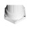VidaXL vidaXL Garden Light Post 3-arms 215cm White Outdoor Standing Lantern Lamp 5