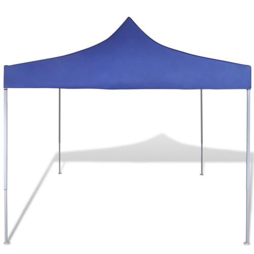 VidaXL vidaXL Foldable Tent 3x3m Blue Outdoor Garden Marquee Gazebo Canopy Pavilion 1