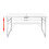 VidaXL vidaXL Foldable Camping Table Set with 4 Stools Height Adjustable Picnic Table 3
