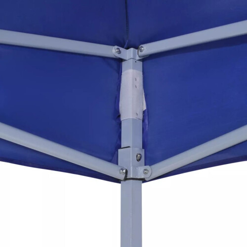 VidaXL vidaXL Foldable Tent 3x3m Blue Outdoor Garden Marquee Gazebo Canopy Pavilion 2