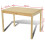 VidaXL vidaXL Dining Set 5 Piece Pine Wood Natural Kitchen Furniture Table Chair 7