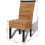 VidaXL vidaXL 2x Dining Chairs Abaca Brown Handmade Woven Kitchen Furniture Seat 9