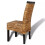 VidaXL vidaXL 2x Dining Chairs Abaca Brown Handmade Woven Kitchen Furniture Seat 6