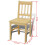 VidaXL vidaXL Dining Set 5 Piece Pine Wood Natural Kitchen Furniture Table Chair 8