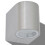 VidaXL vidaXL 2x Outdoor LED Wall Lights Round Downwards Garden Lamp Lighting Fixture 4