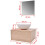 VidaXL vidaXL 3-tlg. Badmöbel und Waschbecken Set Beige 8