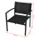 VidaXL vidaXL 4-tlg. Garten-Lounge-Set Textilene Schwarz 6