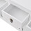 VidaXL vidaXL Solid Wood Sideboard Chinese Style White Cupboard Console Side Cabinet 6