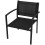 VidaXL vidaXL 4-tlg. Garten-Lounge-Set Textilene Schwarz 5