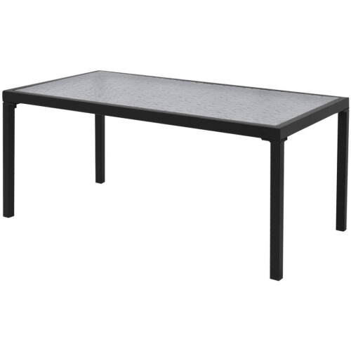 VidaXL vidaXL 4-tlg. Garten-Lounge-Set Textilene Schwarz 2