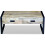 VidaXL vidaXL Solid Mango Wood Coffee Table with 2 Drawers 100x60x40cm Living Room 6