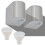VidaXL vidaXL 2x Outdoor LED Wall Lights Round Downwards Garden Lamp Lighting Fixture 2