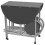 VidaXL vidaXL Folding Dining Set 5 Pieces MDF Black Table and Chair Kitchen Furniture 4