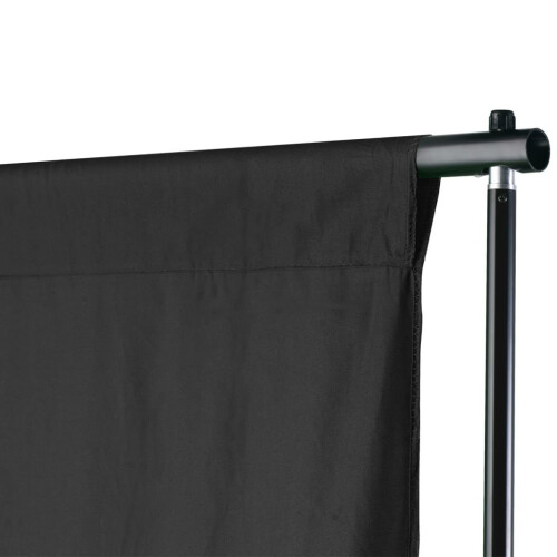 VidaXL vidaXL Fotohintergrund-System 600 x 300 cm Schwarz 1