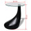 VidaXL New Modern High Gloss Glass Top Drop Coffee Table Black Side Dinner Office Home 5