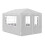 VidaXL vidaXL Party Tent 3x4m with 4 Walls White Patio Garden Gazebo Marquee Pavilion 2