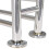 VidaXL vidaXL Towel Rack 6 Tubes Stainless Steel Bathroom Robe Hanger Tail Holder 6