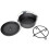 VidaXL vidaXL 9 Piece Dutch Oven Set Kitchen Pot Fry Pan Support Lid Lifter Cookware 6