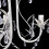 VidaXL vidaXL Crystal Pendant Ceiling Lamp Chandelier Elegant White Lighting Fixture 3