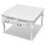 VidaXL vidaXL Coffee Table with 4 Drawers White Living Room Furniture Telephone Stand 3
