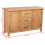 VidaXL vidaXL Solid Oak Wood Sideboard with 3 Drawers Cupboard Cabinet Organiser 7