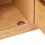 VidaXL vidaXL Solid Oak Wood Sideboard with 3 Drawers Cupboard Cabinet Organiser 5