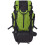 VidaXL vidaXL Hiking Backpack XXL 75L Black and Green Camping Rucksack Luggage Bag 3