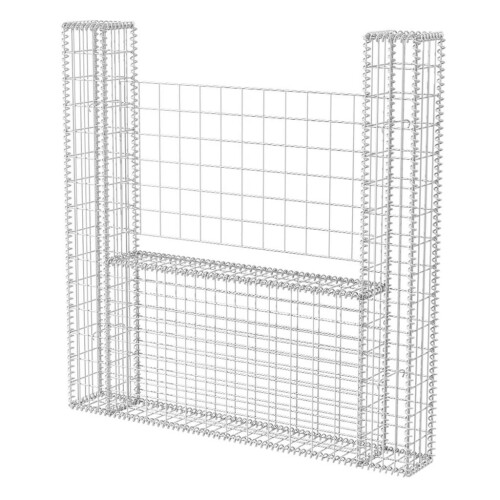 VidaXL vidaXL Gabionenkorb U-Form Stahl 16020150 cm 1