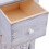 VidaXL vidaXL 2x Bedside Cabinets Wood White Bedroom Nightstand Side Table Furniture 5