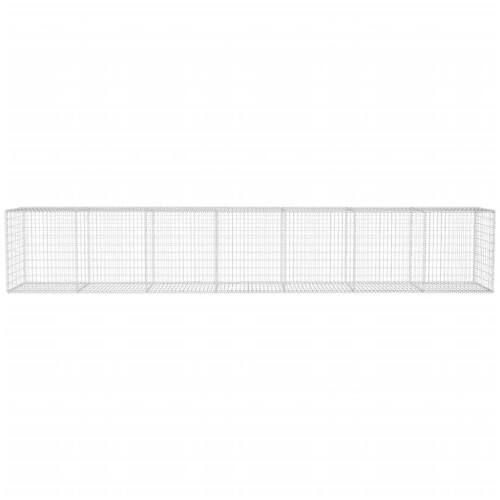 VidaXL vidaXL Gabion Wall with Cover 600x50x100cm Basket Welded Mesh Rock-Stone Wall 2