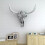 VidaXL vidaXL Skull Head Home Decoration Art Hanging Wall-Mounted Aluminium Silver 2