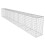 VidaXL vidaXL Gabion Wall with Cover 600x50x100cm Basket Welded Mesh Rock-Stone Wall 2