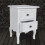 VidaXL vidaXL Nightstand with 2 Drawers MDF White Bedroom Bedside Table Cabinet Stand 3