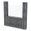 VidaXL vidaXL Gabionenkorb U-Form Stahl 16020150 cm 3
