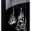 VidaXL vidaXL Chandelier with 85 Crystals Black Chandelier Lamp Pendant Lighting 2