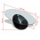 VidaXL vidaXL Coffee Table Round Black High Gloss Glass Top Couch Side Tea Stand 6