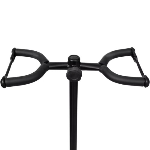 VidaXL vidaXL Adjustable Double Guitar Stand Foldable Musical Instrument Accessory 2