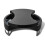 VidaXL New Modern Black Coffee Table Side Swivel Office Kitchen Furniture High Gloss 3