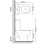 VidaXL vidaXL Toilet With Cistern Black Bathroom Seat Wall Faced Soft Close Flush 6