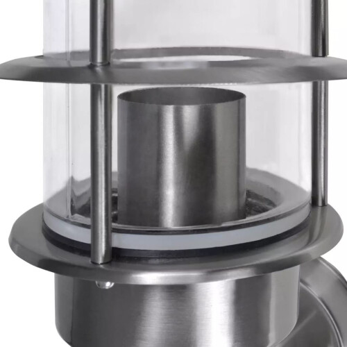 VidaXL vidaXL Patio Wall Light Stainless Steel Waterproof Outdoor Garden Lighting 1