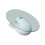 VidaXL vidaXL Coffee Table Round White High Gloss Glass Top Couch Side Tea Stand 2