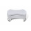 VidaXL vidaXL Coffee Table Shape-adjustable High Gloss White Living Room Furniture 4