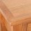 VidaXL vidaXL Solid Oak Wood Console Table 2 Drawers with Handles Brown Stand Desk 2
