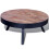 VidaXL vidaXL Reclaimed Teak Wood Coffee Table Round Living Room Telephone Stand 3
